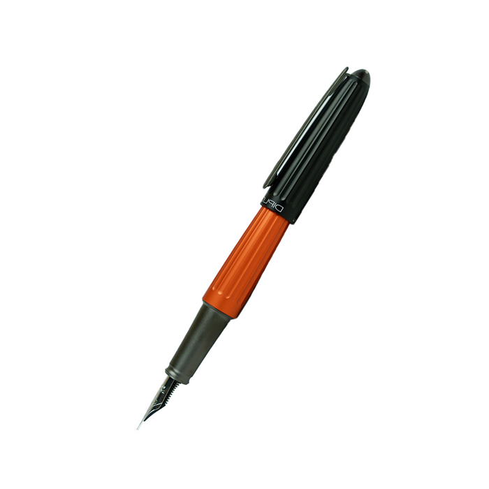 Diplomat - Aero Fountain Pen - Black/Orange