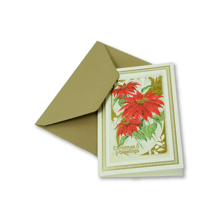 Christmas Cards - Poinsettia