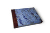 Handcrafted Guest Book with Marbleized Cover and Leather Trim - Small - Papier Plume