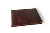 Handcrafted Guest Book with Marbleized Cover and Leather Trim - Small - Papier Plume