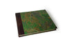 Handcrafted Guest Book with Marbleized Cover and Leather Trim - Small - Papier Plume