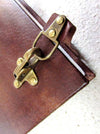 Hard Cover, Leather Bound Buckled Sketching Journal - Papier Plume