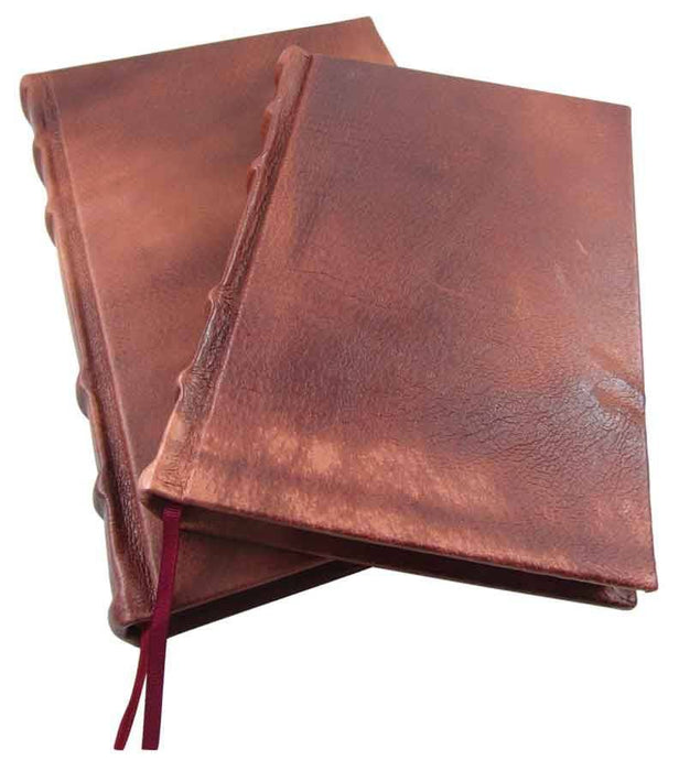 Handcrafted Leather Journal: Old World Spine - Papier Plume