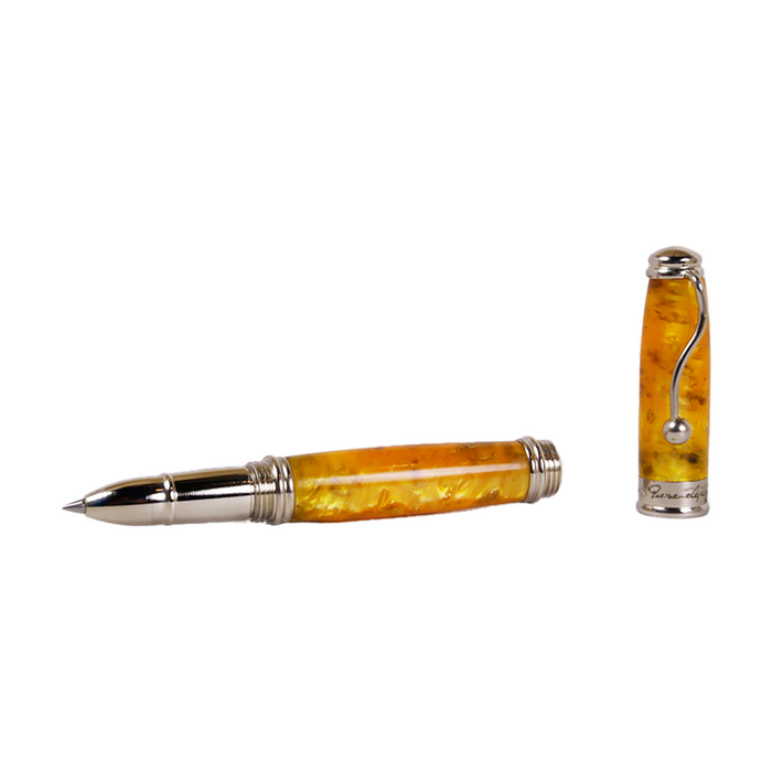 Jean-Pierre Lepine - Indigo Classic Murano - Yellow Orange - Rollerball