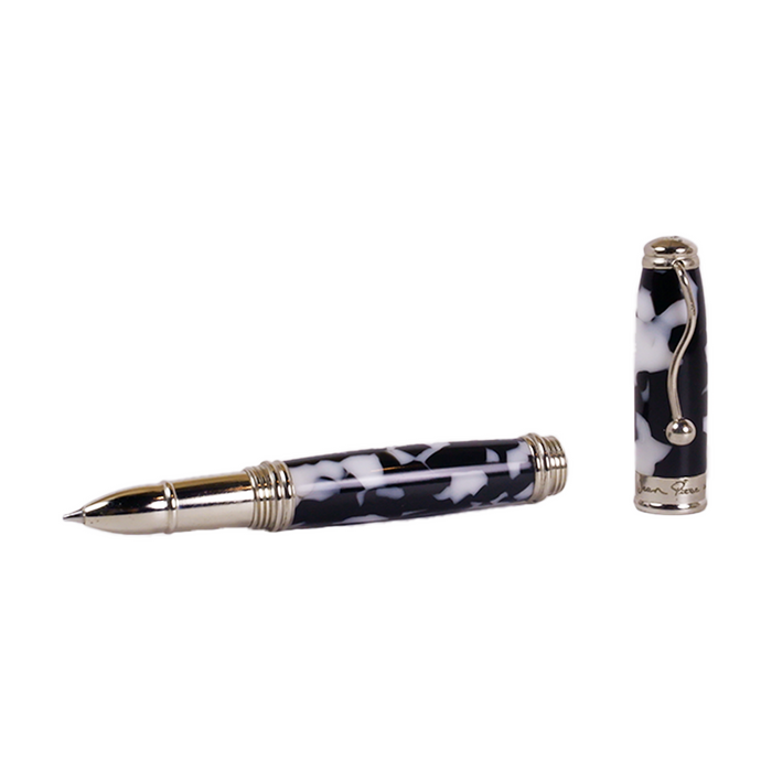 Jean-Pierre Lepine - Indigo Classic Murano - Black and White - Rollerball