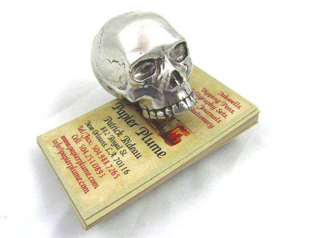 Jac Zagoory - Laugh Out Loud Skull - Pen Holder - Papier Plume