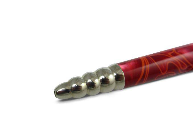 Jean-Pierre Lepine Zig Zag Ballpoint Pen - Red with Yellow Filet - Papier Plume