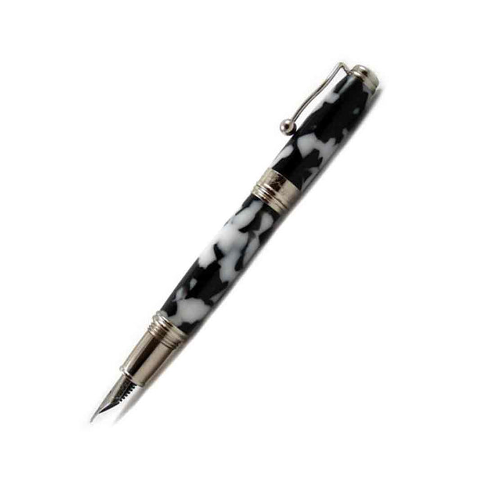 Jean-Pierre Lepine - Indigo Classic Murano - Black and White - Fountain Pen