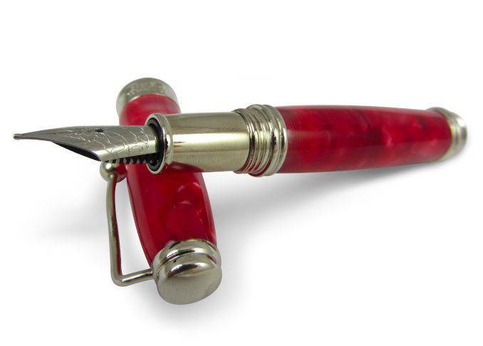 Jean-Pierre Lepine - Indigo Classic Murano - Spotted Red - Fountain Pen - Papier Plume