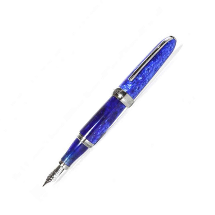 Jean-Pierre Lepine - Winston - Fountain Pen - Blue with Chrome Accessory