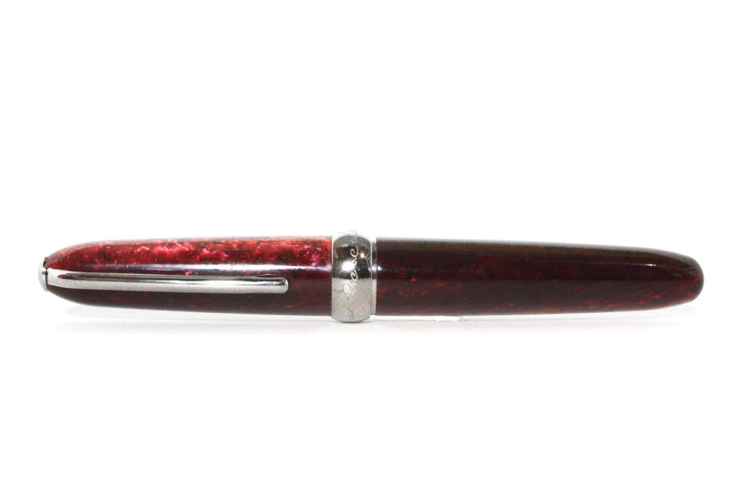 Jean-Pierre Lepine - Winston - Fountain Pen - Red with Chrome Accessory