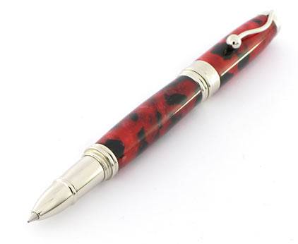 Jean-Pierre Lepine Indigo Classic Murano - Black and Red - Rollerball - Papier Plume