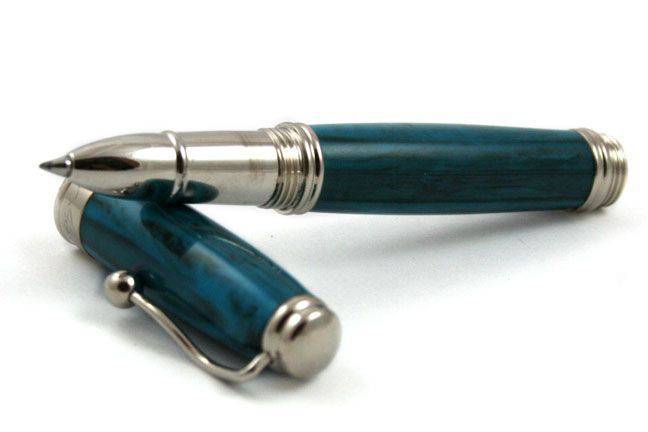 Jean-Pierre Lepine - Indigo Classic Murano - Rollerball - Turquoise - Papier Plume