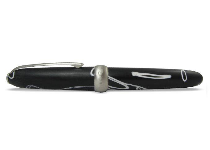 Jean-Pierre Lepine - Winston - Rollerball - Black with White Filet - Papier Plume