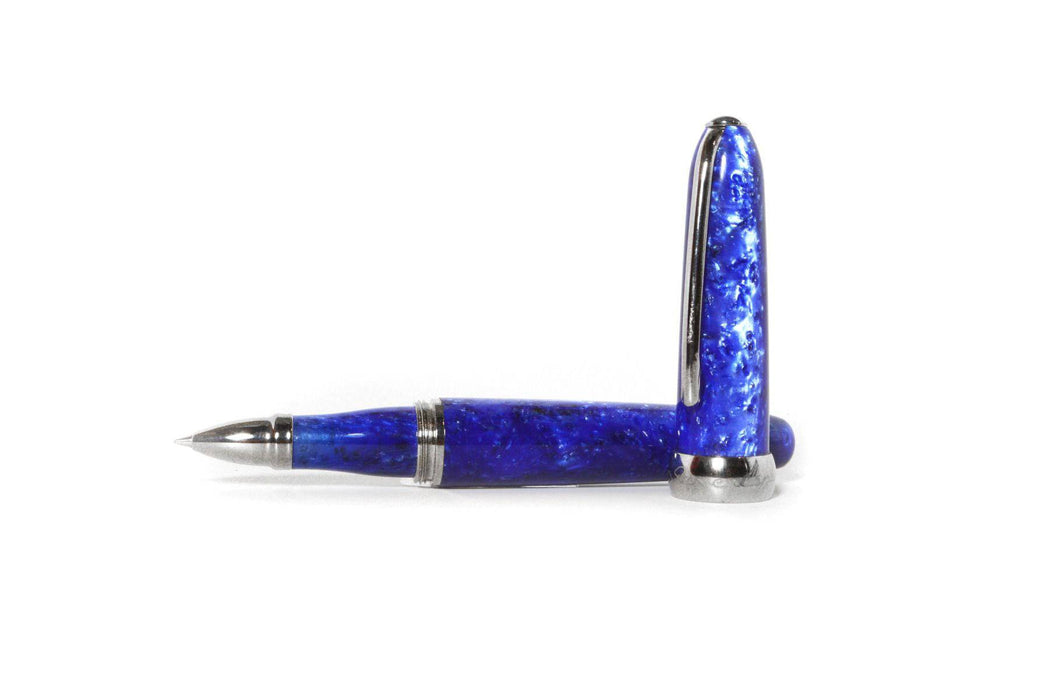 Jean-Pierre Lepine - Winston - Rollerball - Blue with Chrome Accessory - Papier Plume