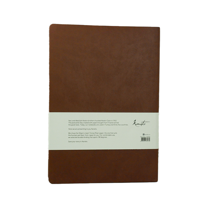 Karatis - B5 Size - Golden Brown - Tomoe River Paper - Notebook