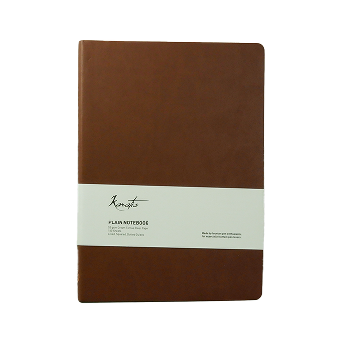 Karatis - B5 Size - Golden Brown - Tomoe River Paper - Notebook