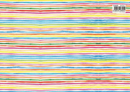 Kartos - Wrapping paper - Horizontal Lines - Papier Plume