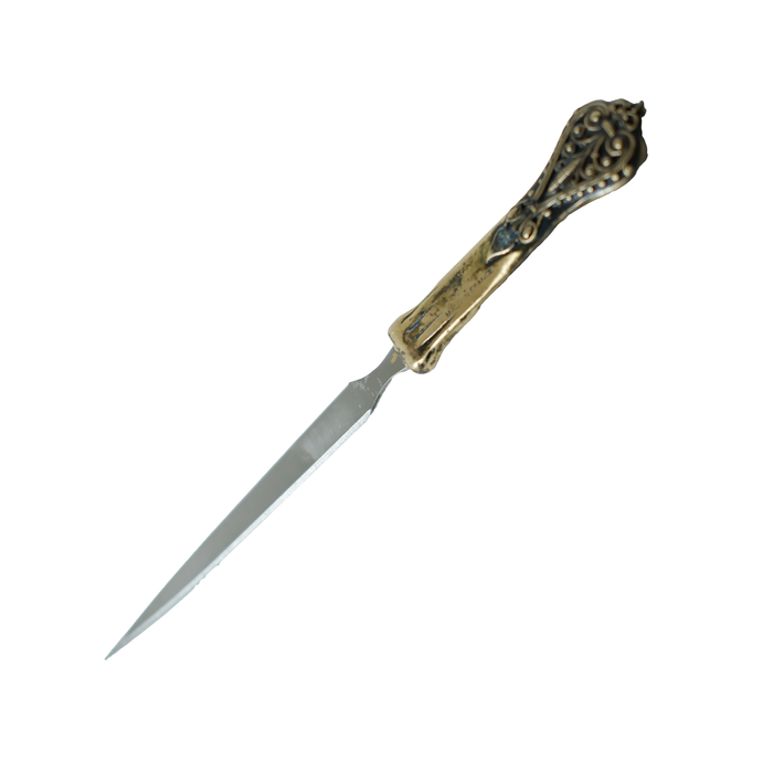 ANCIEN OUVRE LETTRE / coupe papier pied de poule en bronze EUR 12,50 - FR ANCIEN OUVRE LETTRE / coupe papier pied de poule en bronze EUR 12,50 - FR