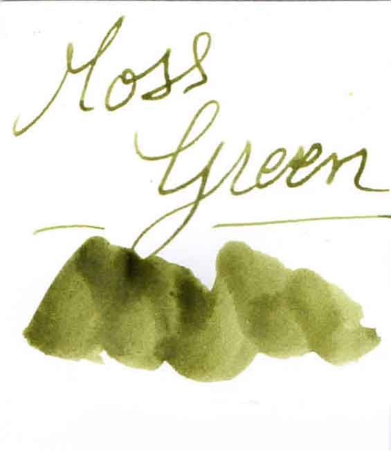 Bottled Calligraphy Inks - Moss Green