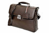 Munari “Granata” Leather Briefcase with Lock - Papier Plume