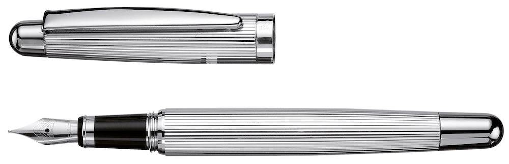 Otto Hutt - Design 02 - Pinstripe Fountain Pen - Papier Plume