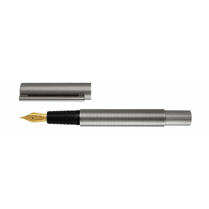 Otto Hutt - Design 08 - Ruthenium Plated Fountain Pen - Papier Plume