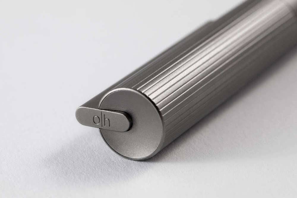 Otto Hutt - Design 08 - Ruthenium Plated Fountain Pen - Papier Plume