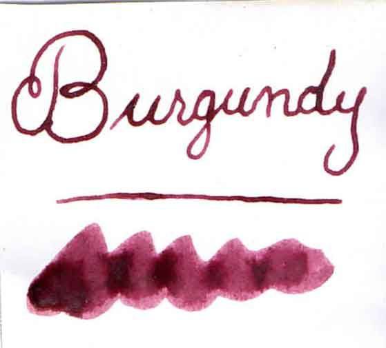 Bottled Calligraphy Inks - Burgundy - Papier Plume