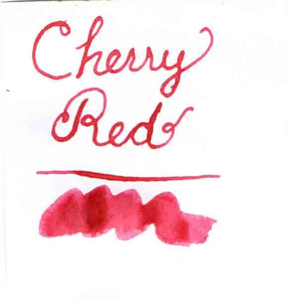 Bottled Calligraphy Inks - Cherry Red - Papier Plume