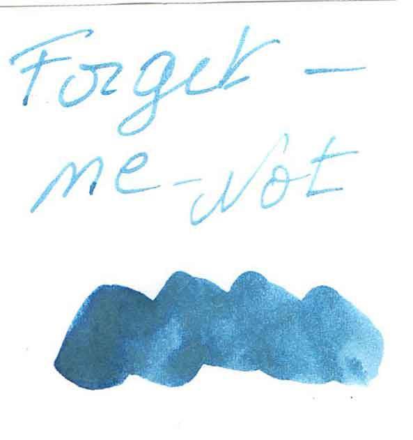 Bottled Calligraphy Inks - Forget-Me-Not Blue - Papier Plume