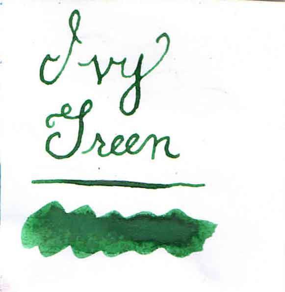 Bottled Calligraphy Inks - Ivy Green - Papier Plume