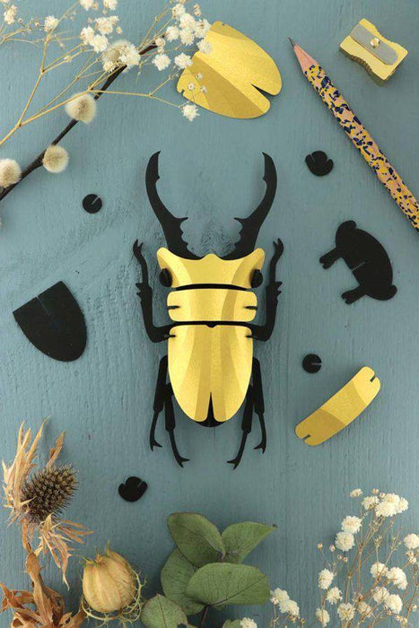 Paper Stag Beetle Small - Papier Plume