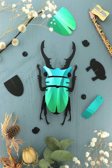 Paper Stag Beetle Small - Papier Plume