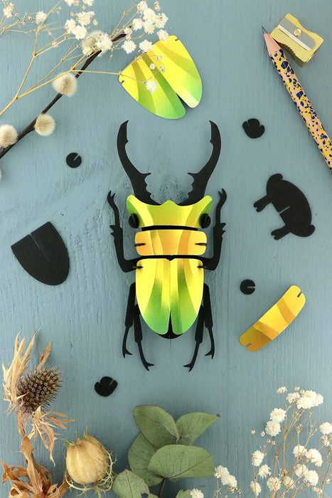 Paper Stag Beetle Small - Papier Plume