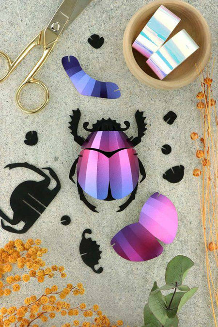 Paper Scarab Beetle - Papier Plume