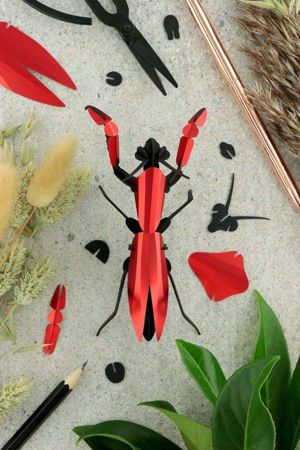 Paper Praying Mantis– Papier Plume