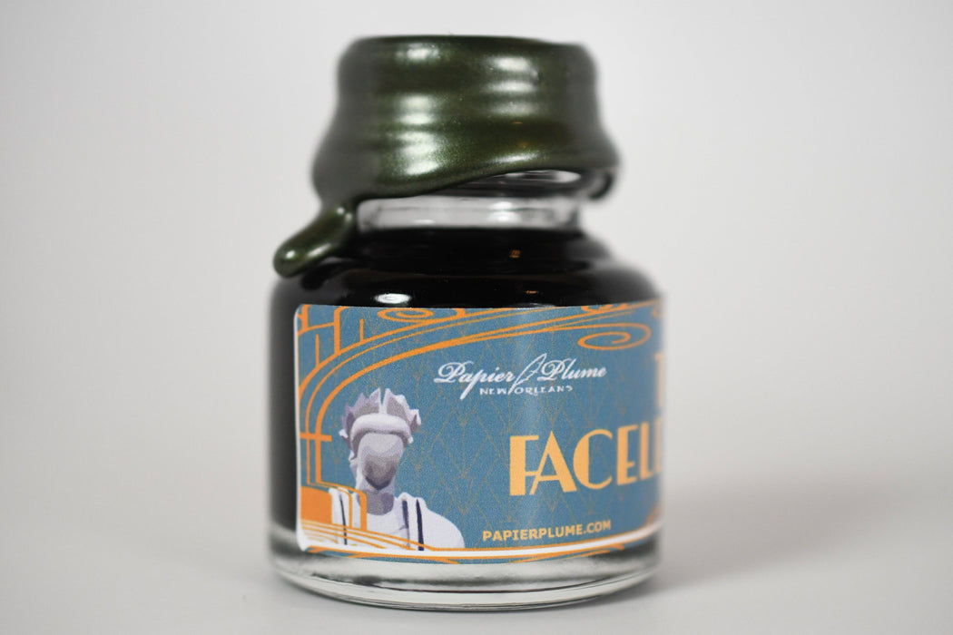 Papier Plume - Chicago Pen Show - The Faceless Lady Shimmer Fountain Pen Ink - Papier Plume