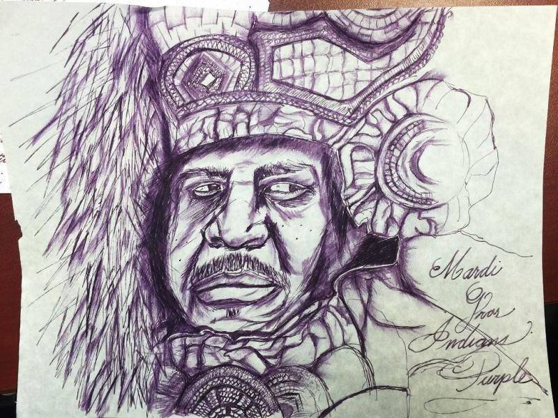 Papier Plume - New Orleans Collection Fountain Pen Ink - Mardi Gras Indians Purple - Papier Plume