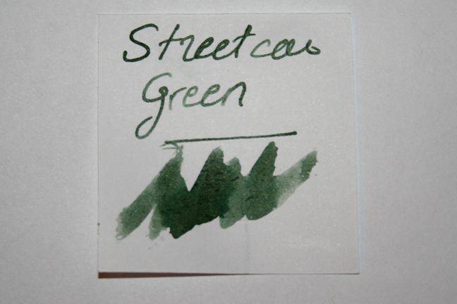 Papier Plume - New Orleans Collection Fountain Pen Ink - Street Car Green - Papier Plume