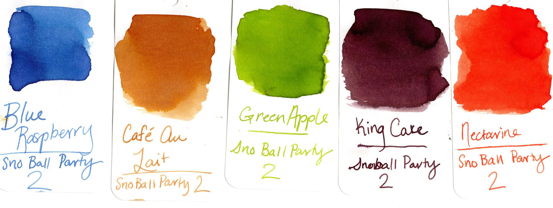 Papier Plume - Sno-Ball Party 2 - Fountain Pen Ink Set - Papier Plume