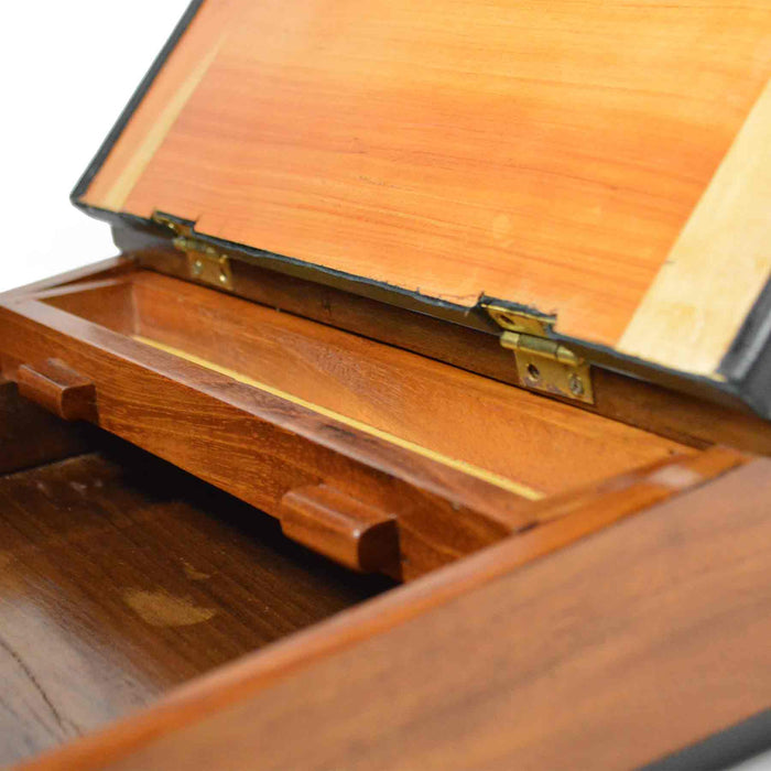 Lap Desk - Walnut and Leather