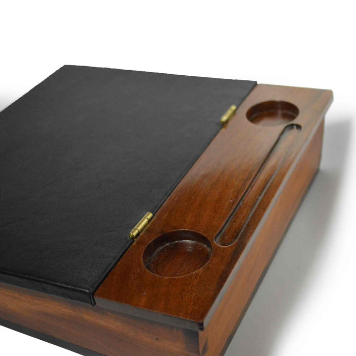 Lap Desk - Walnut and Leather