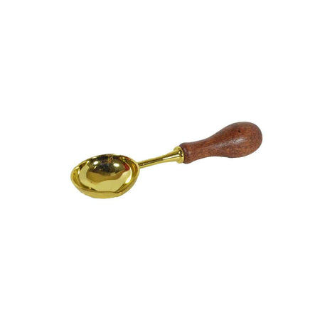 Large Melting Spoon Wood Handle - Papier Plume