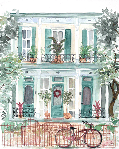 Lyla Clayre Studio - New Orleans Architecture - Stationery Set - Papier Plume