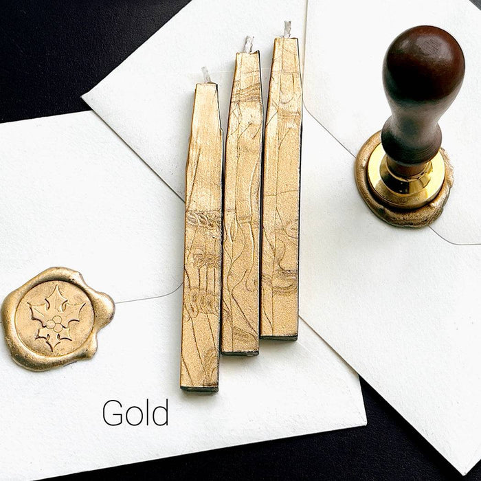 Sealing Wax Sticks with Wick in Modern Colors