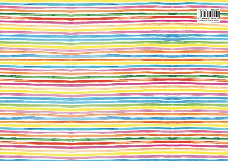 Kartos - Wrapping paper - Horizontal Lines