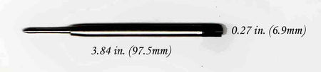 Ball Point Refill, Standard (Parker Style) - Papier Plume