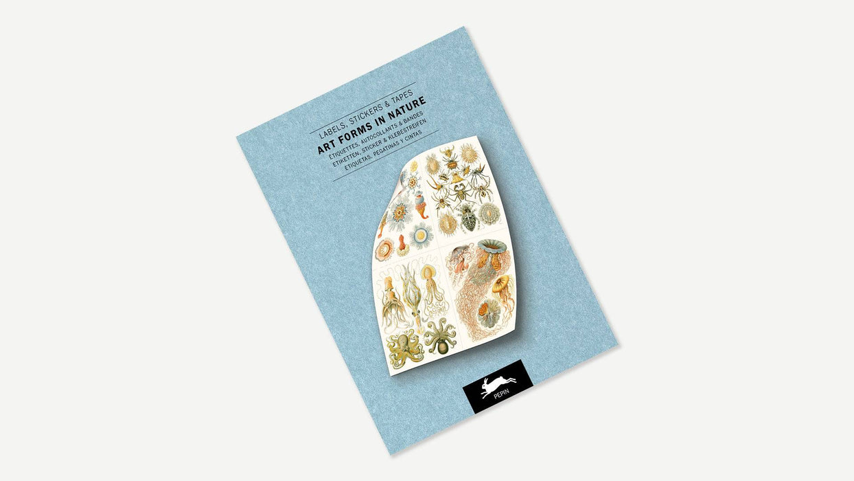 Pepin Press - Stickers & Tape Book - Art Forms In Nature - Papier Plume