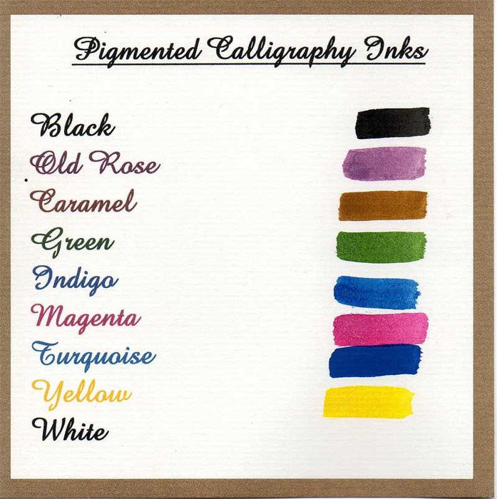 Bottled Pigmented Calligraphy Inks